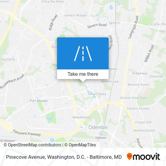 Pinecove Avenue map