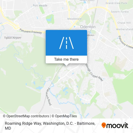 Roaming Ridge Way map