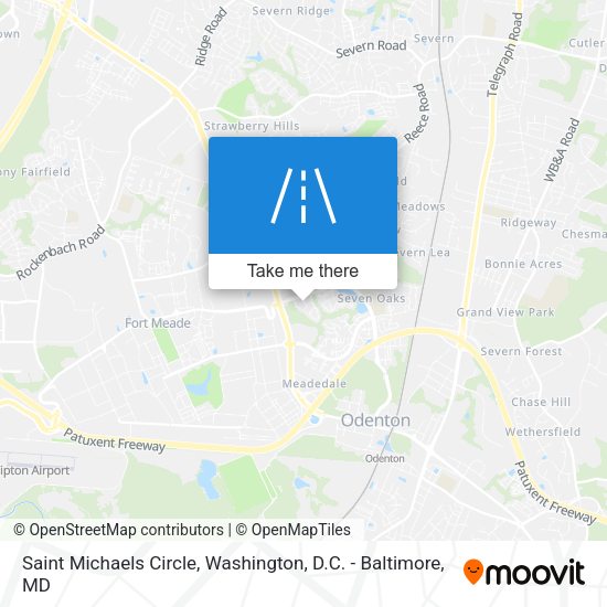 Saint Michaels Circle map