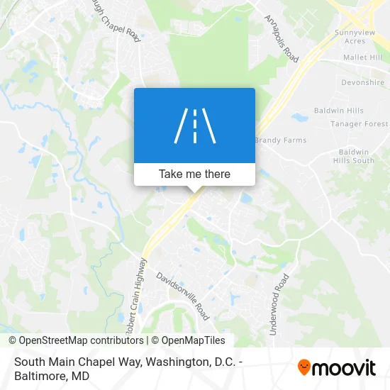 South Main Chapel Way map