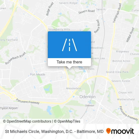 St Michaels Circle map