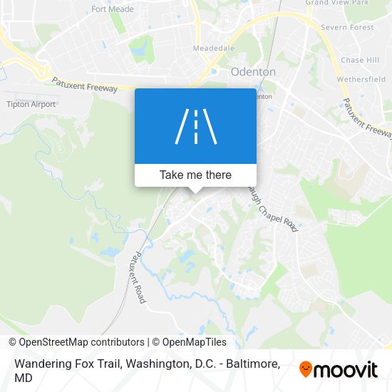 Wandering Fox Trail map
