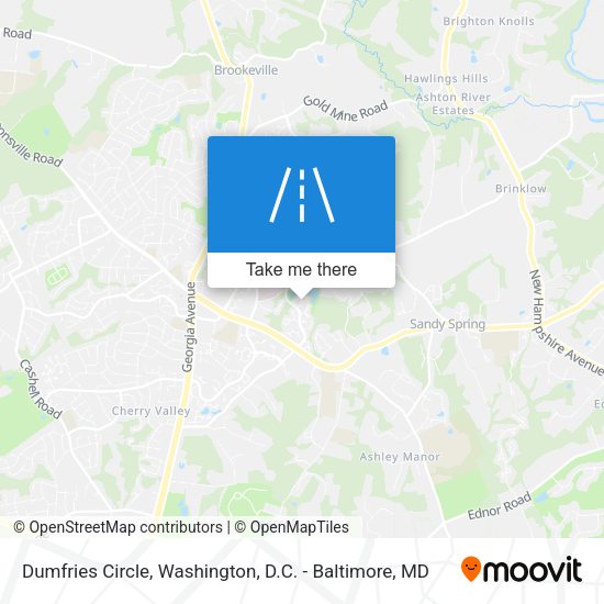 Mapa de Dumfries Circle