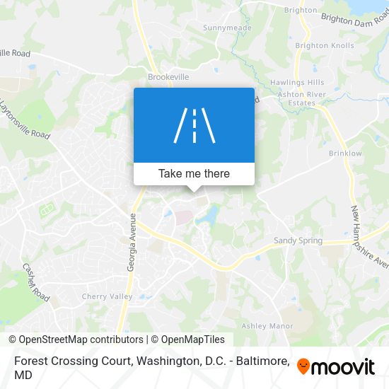 Forest Crossing Court map