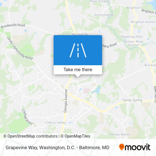 Grapevine Way map