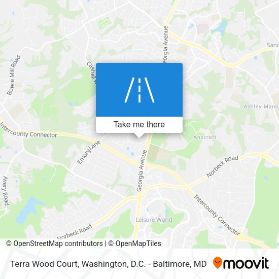 Terra Wood Court map