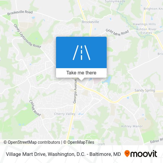 Mapa de Village Mart Drive
