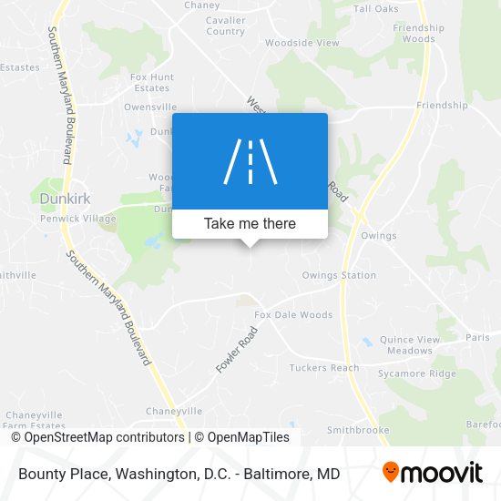 Bounty Place map