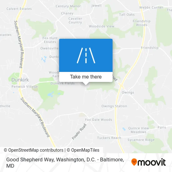 Good Shepherd Way map