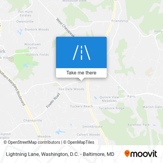 Lightning Lane map