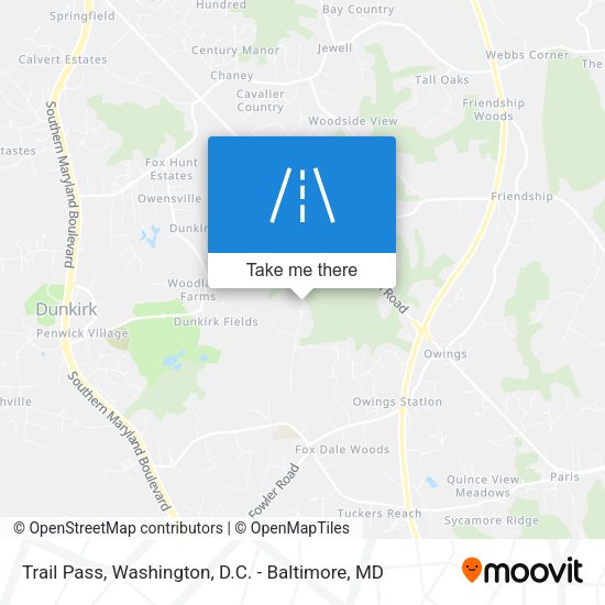 Trail Pass map