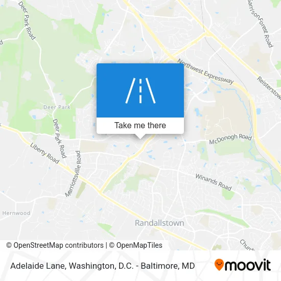 Adelaide Lane map