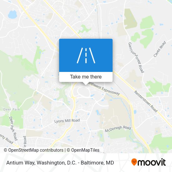 Antium Way map