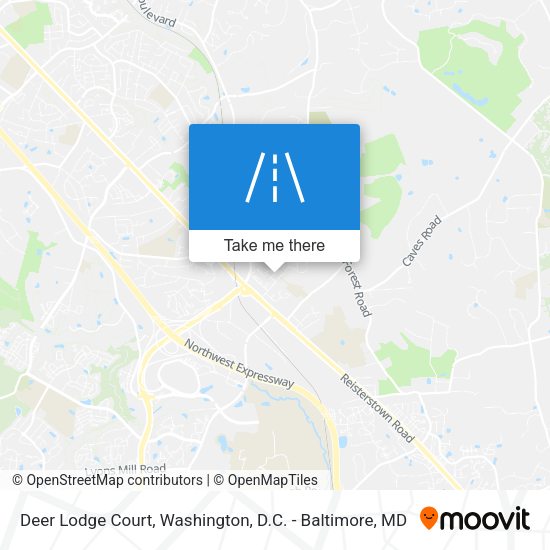 Deer Lodge Court map