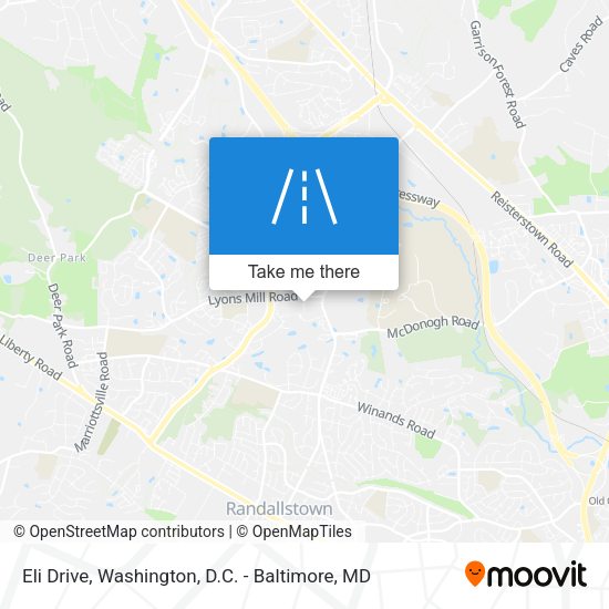 Eli Drive map