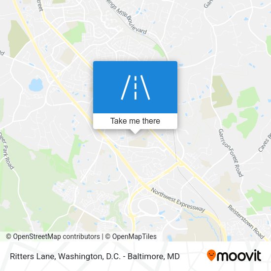 Ritters Lane map