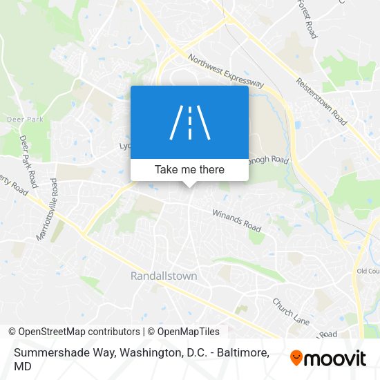Summershade Way map