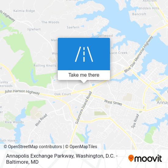 Mapa de Annapolis Exchange Parkway