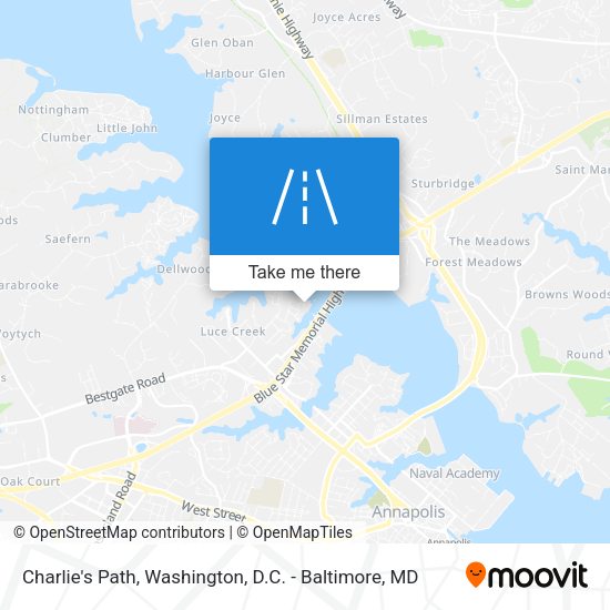 Charlie's Path map