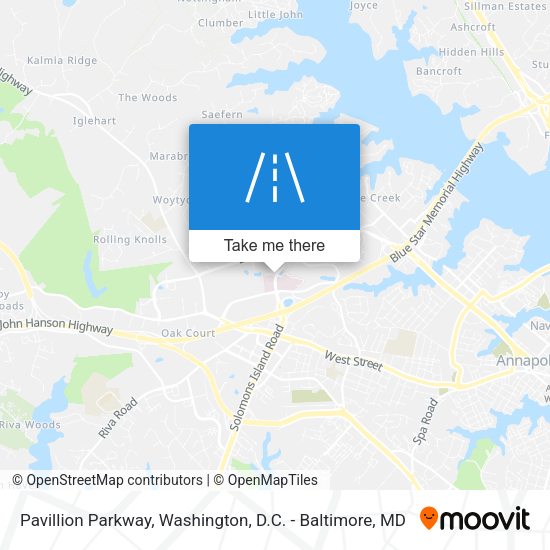 Pavillion Parkway map