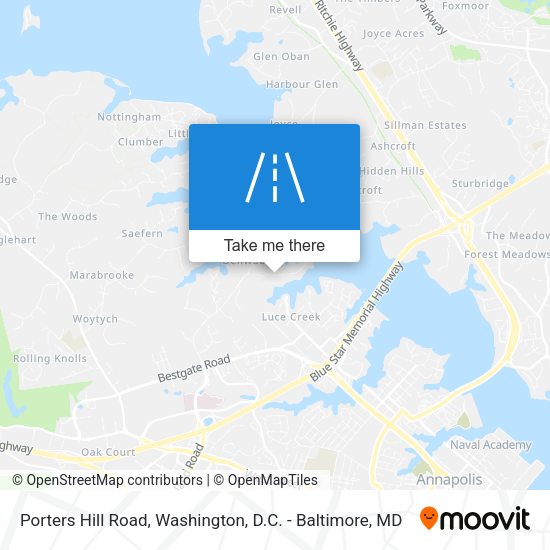 Mapa de Porters Hill Road