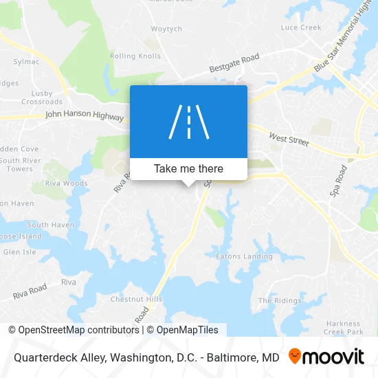 Quarterdeck Alley map