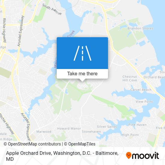 Apple Orchard Drive map