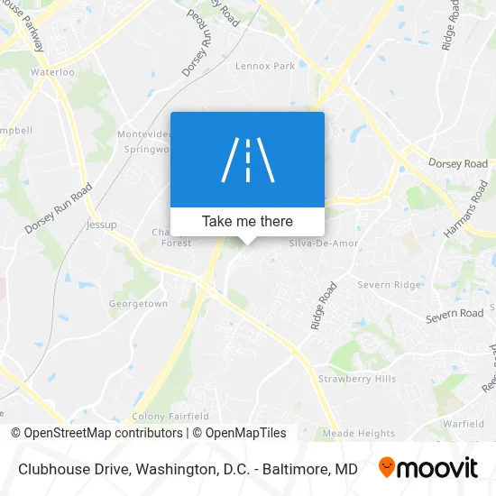 Clubhouse Drive map