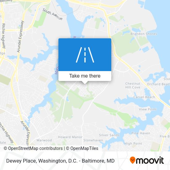 Mapa de Dewey Place