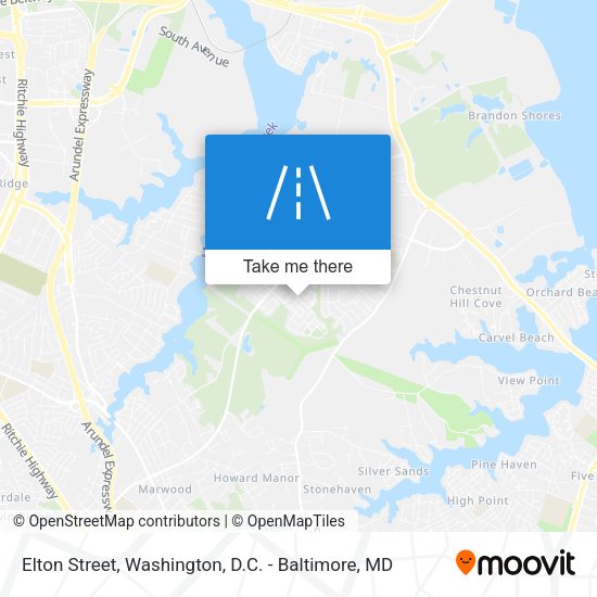 Mapa de Elton Street