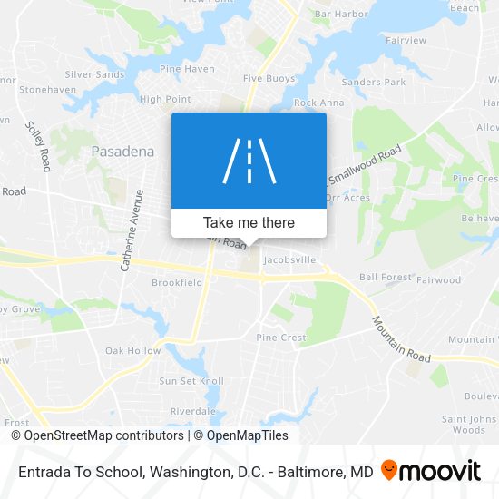 Entrada To School map