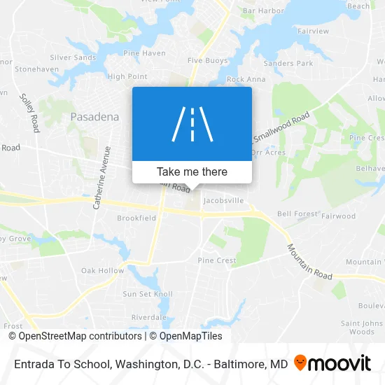 Entrada To School map