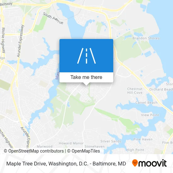 Maple Tree Drive map
