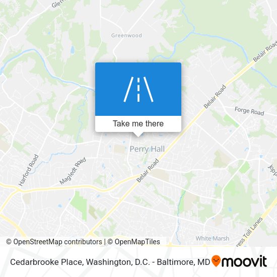 Cedarbrooke Place map