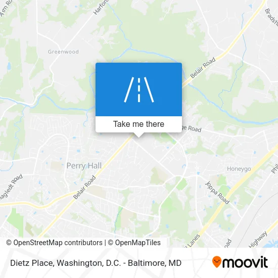 Dietz Place map