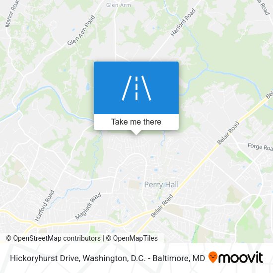 Mapa de Hickoryhurst Drive