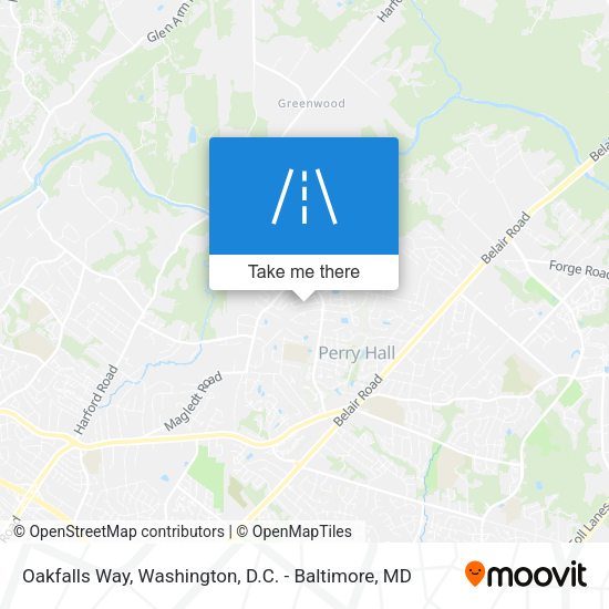 Oakfalls Way map