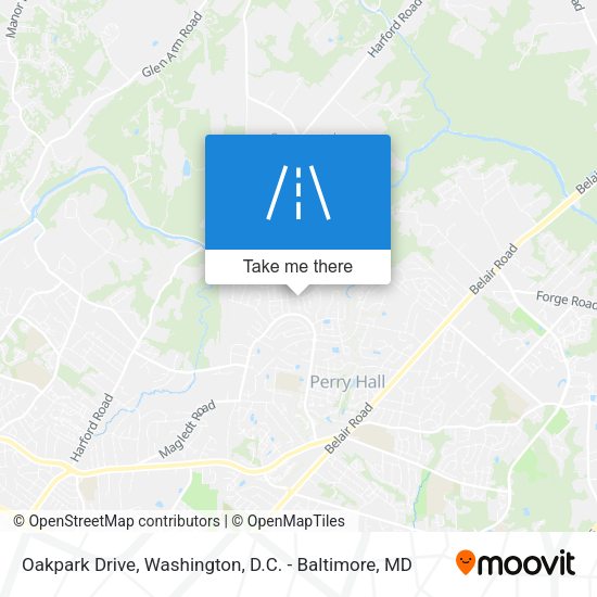 Oakpark Drive map