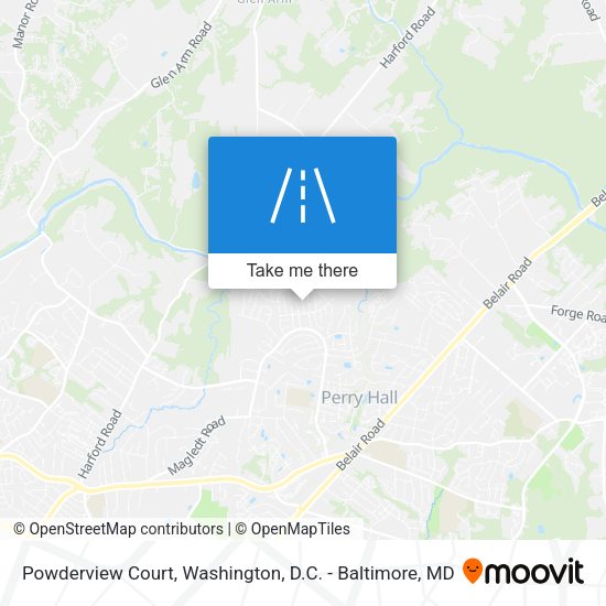 Powderview Court map