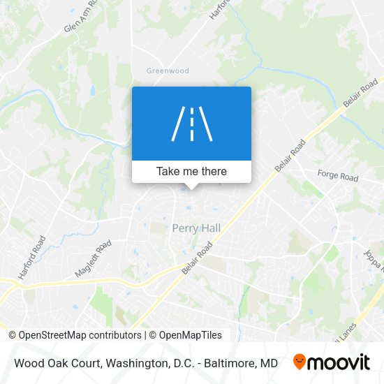 Wood Oak Court map