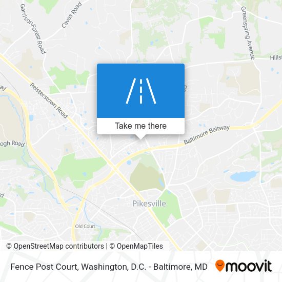 Fence Post Court map