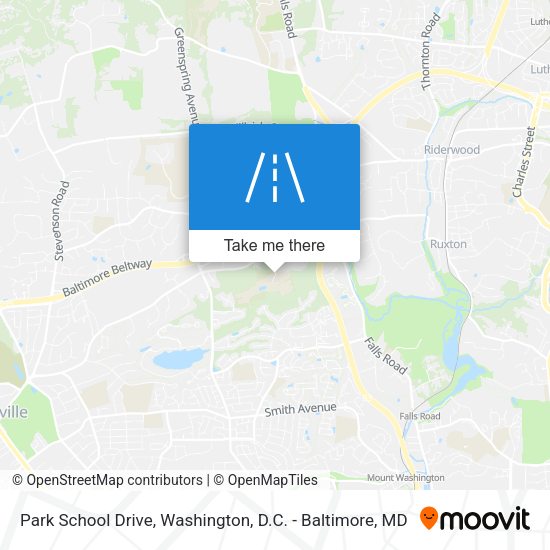 Park School Drive map
