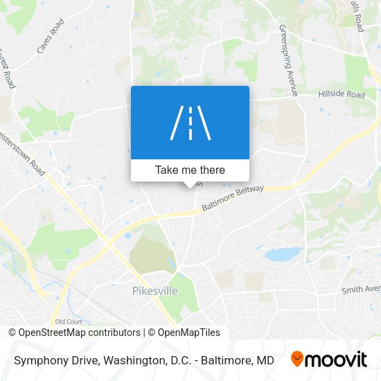 Symphony Drive map