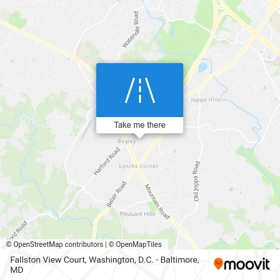 Fallston View Court map