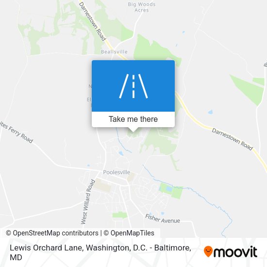 Mapa de Lewis Orchard Lane