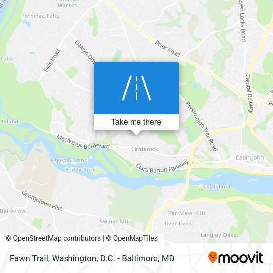 Fawn Trail map