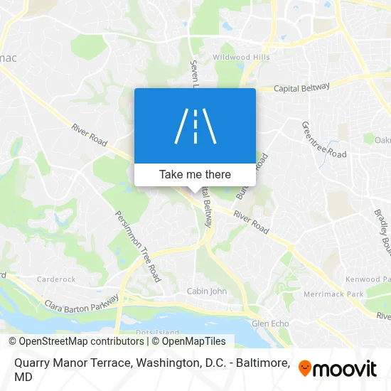 Quarry Manor Terrace map