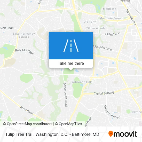 Tulip Tree Trail map