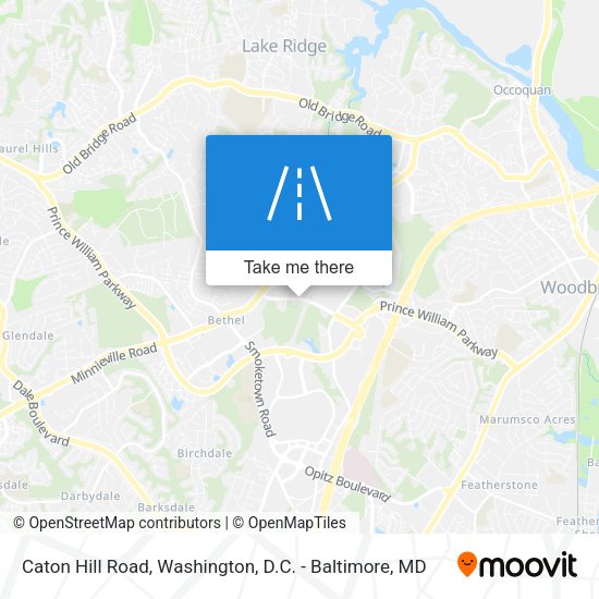 Caton Hill Road map