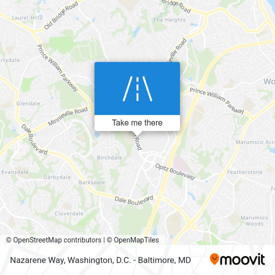 Nazarene Way map